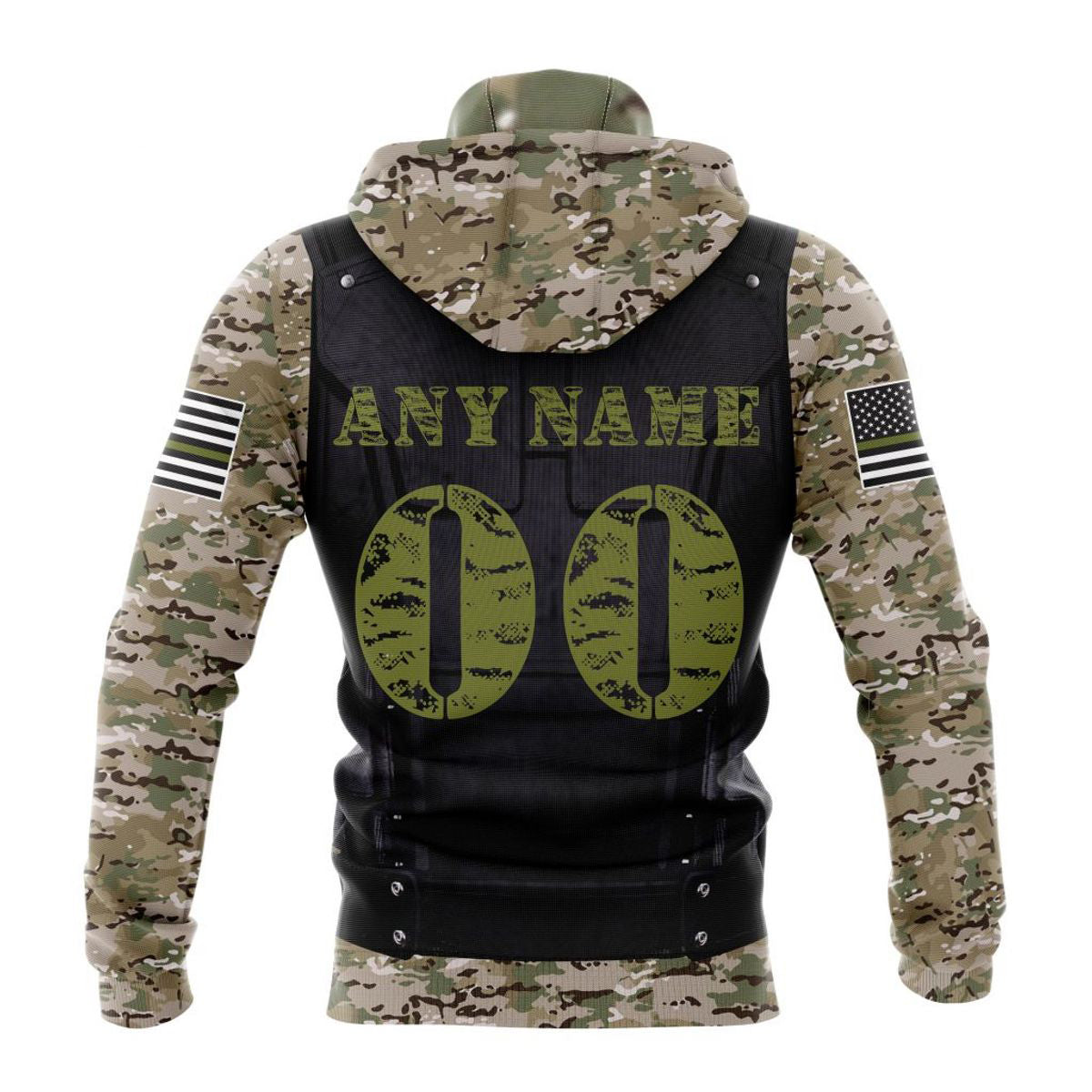 Shop Carolina Panthers Army Hoodie