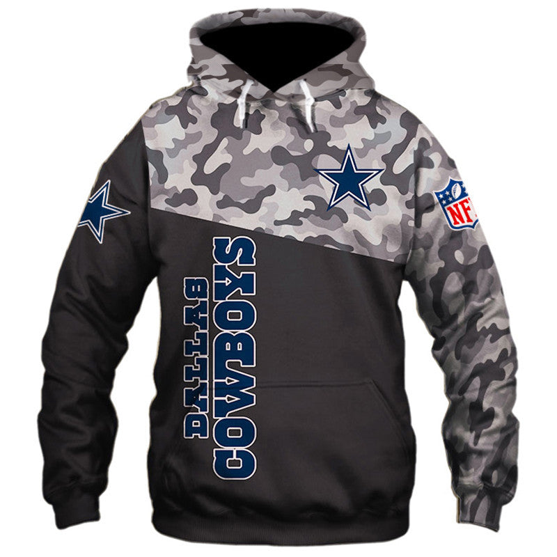 20% OFF Dallas Cowboys Military Hoodie 3D- Limited Time Sale –  Footballfan365