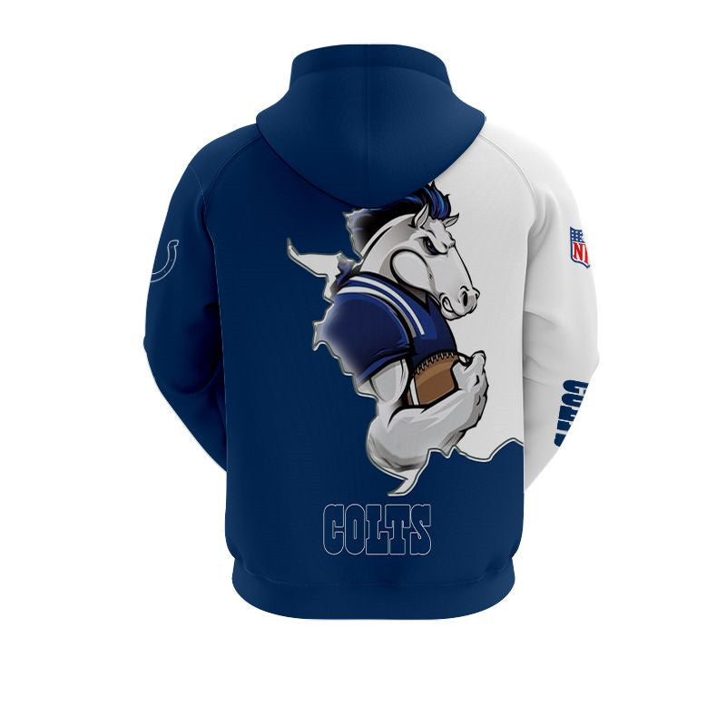 20% OFF Indianapolis Colts Hoodies Mascot 3D Ultra Cool – 4 Fan Shop