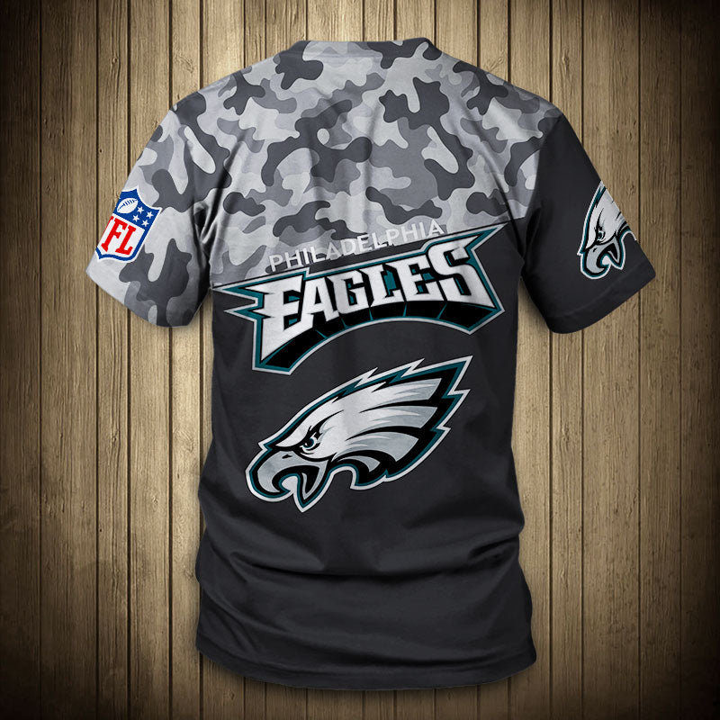 15% OFF Men's Philadelphia Eagles Camo T-shirt - Plus Size