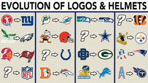 How Have Every Team's Logo & Helmet Changed Over The Years?