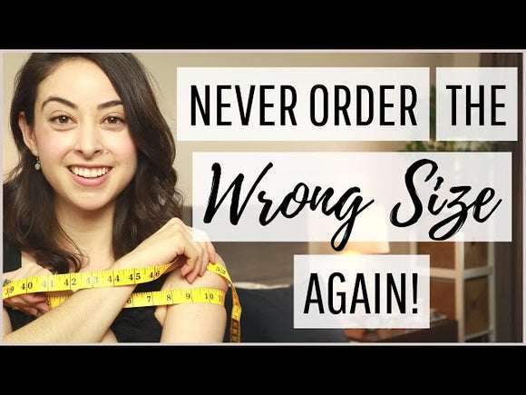 How To Take Body Measurements For Women And Men When Online Shopping | Never order the wrong size again
