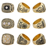 Set 6pcs (1974 - 2008) Pittsburgh Steelers Super Bowl Rings