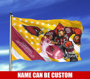 The Best Cheap Arizona Cardinals Flag Mascot Custom Name