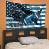 Carolina Panthers Flag American Stars & Stripes Custom Name