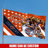 The Best Cheap Chicago Bears Flag Mascot Custom Name