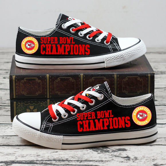 [Best Selling] Custom Kansas City Chiefs Shoes Super Bowl Champion No2