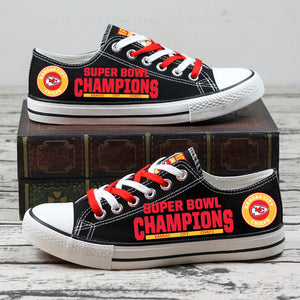 Lowest Price Custom Kansas City Chiefs Shoes Super Bowl Champions