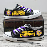 Lowest Price Custom Minnesota Vikings Shoes Super Bowl Champions