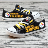 [Best Selling] Custom Pittsburgh Steelers Shoes Super Bowl Champion No2