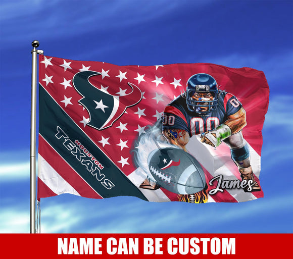 The Best Cheap Houston Texans Flag Mascot Custom Name
