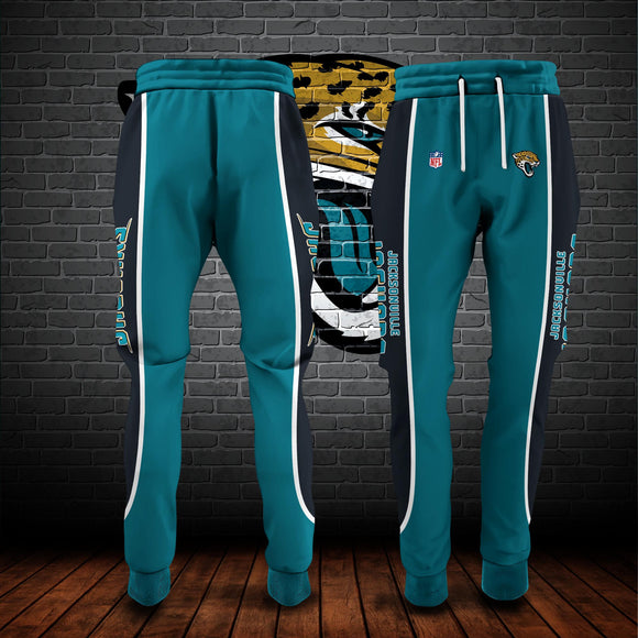 15% OFF Jacksonville Jaguars Sweatpants Large Stripe - Only Week