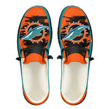 Best Miami Dolphins Shoes Mens Women's - Loafers Style