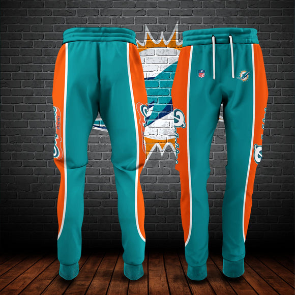15% OFF Miami Dolphins Sweatpants Large Stripe - Only Week