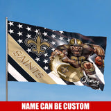 The Best Cheap New Orleans Saints Flag Mascot Custom Name