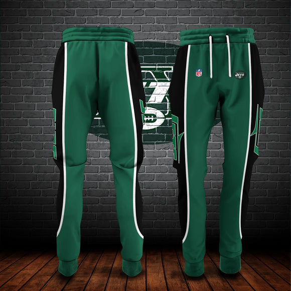 15% OFF New York Jets Sweatpants Large Stripe - Only Week