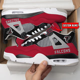 25% OFF Personalized Atlanta Falcons Jordan Sneakers AJ04 - Now