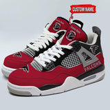 25% OFF Personalized Atlanta Falcons Jordan Sneakers AJ04 - Now