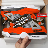 25% OFF Personalized Cleveland Browns Jordan Sneakers AJ04 - Now