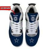 25% OFF Personalized Dallas Cowboys Jordan Sneakers AJ04 - Now
