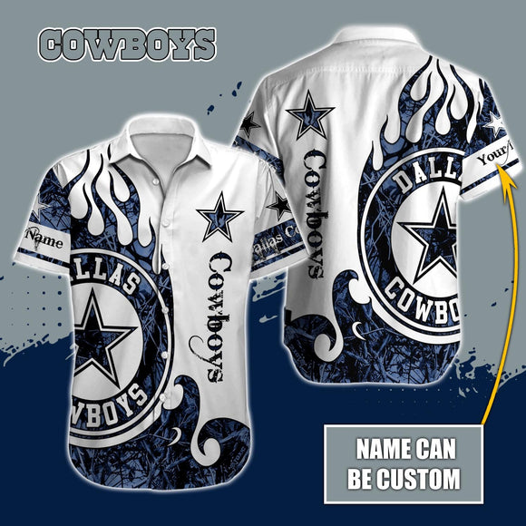 Personalized Dallas Cowboys Shirts Real Tree Background