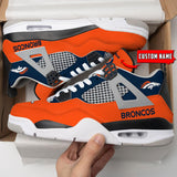 25% OFF Personalized Denver Broncos Jordan Sneakers AJ04 - Now