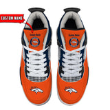 25% OFF Personalized Denver Broncos Jordan Sneakers AJ04 - Now