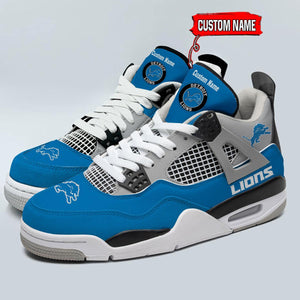 25% OFF Personalized Detroit Lions Jordan Sneakers AJ04 - Now