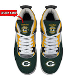 25% OFF Personalized Green Bay Packers Jordan Sneakers AJ04 - Now
