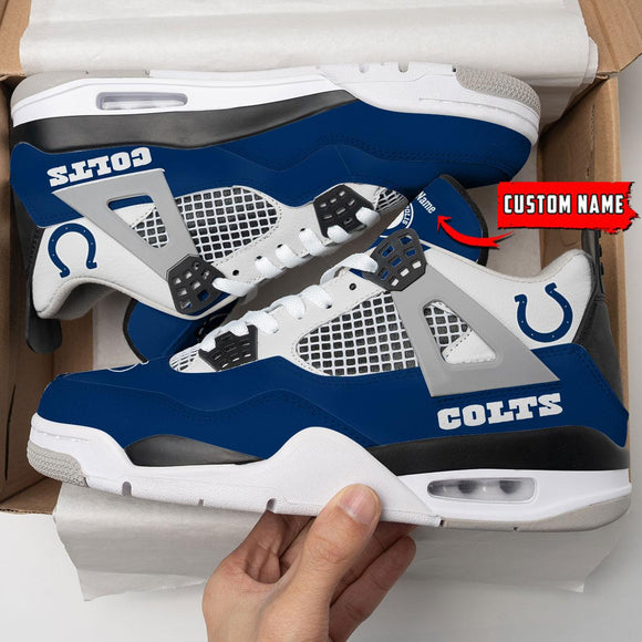 25% OFF Personalized Indianapolis Colts Jordan Sneakers AJ04 - Now