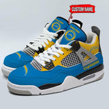25% OFF Personalized Los Angeles Chargers Jordan Sneakers AJ04 - Now