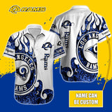 Personalized Los Angeles Rams Shirts Real Tree Background