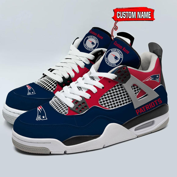 25% OFF Personalized New England Patriots Jordan Sneakers AJ04 - Now