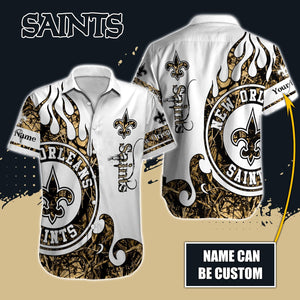 Personalized New Orleans Saints Shirts Real Tree Background