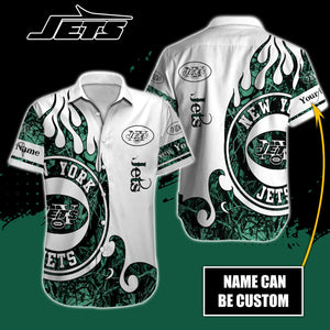 Personalized New York Jets Shirts Real Tree Background