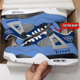 25% OFF Personalized Tennessee Titans Jordan Sneakers AJ04 - Now
