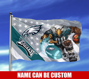 The Best Cheap Philadelphia Eagles Flag Mascot Custom Name