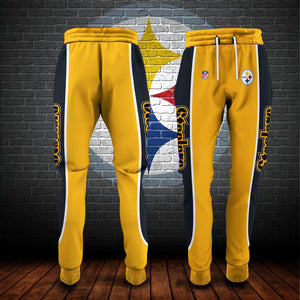 15% OFF Pittsburgh Steelers Sweatpants Large Stripe - Only Week