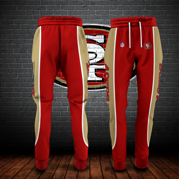 15% OFF San Francisco 49ers Sweatpants Large Stripe - Only Week