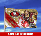 The Best Cheap San Francisco 49ers Flag Mascot Custom Name