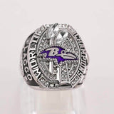 2000 2012 Baltimore Ravens Super Bowl Rings Set 2pcs