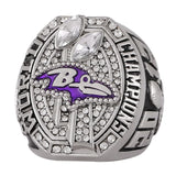 2000 2012 Baltimore Ravens Super Bowl Rings Set 2pcs