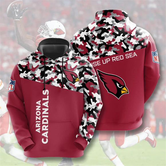 20% OFF Arizona Cardinals Army Hoodie 3D- Limited Time Sale