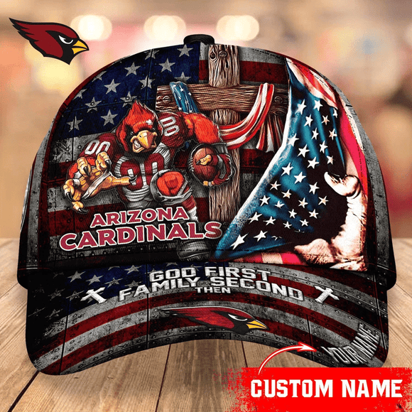 Lowest Price Arizona Cardinals Baseball Caps Mascot Flag Custom Name