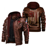 30% OFF Arizona Cardinals Faux Leather Jacket - Limited Time Offer
