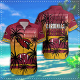 15% SALE OFF Arizona Cardinals Hawaiian Shirt Coconut Tree & Ball
