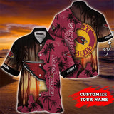 Arizona Cardinals Hawaiian Shirt Rise Up Red Sea