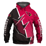 20% OFF Arizona Cardinals Hoodie Zigzag - Hurry up! Sale Ends in