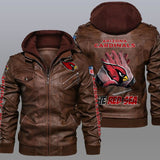 30% OFF New Design Arizona Cardinals Leather Jacket For True Fan