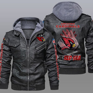 30% OFF New Design Arizona Cardinals Leather Jacket For True Fan